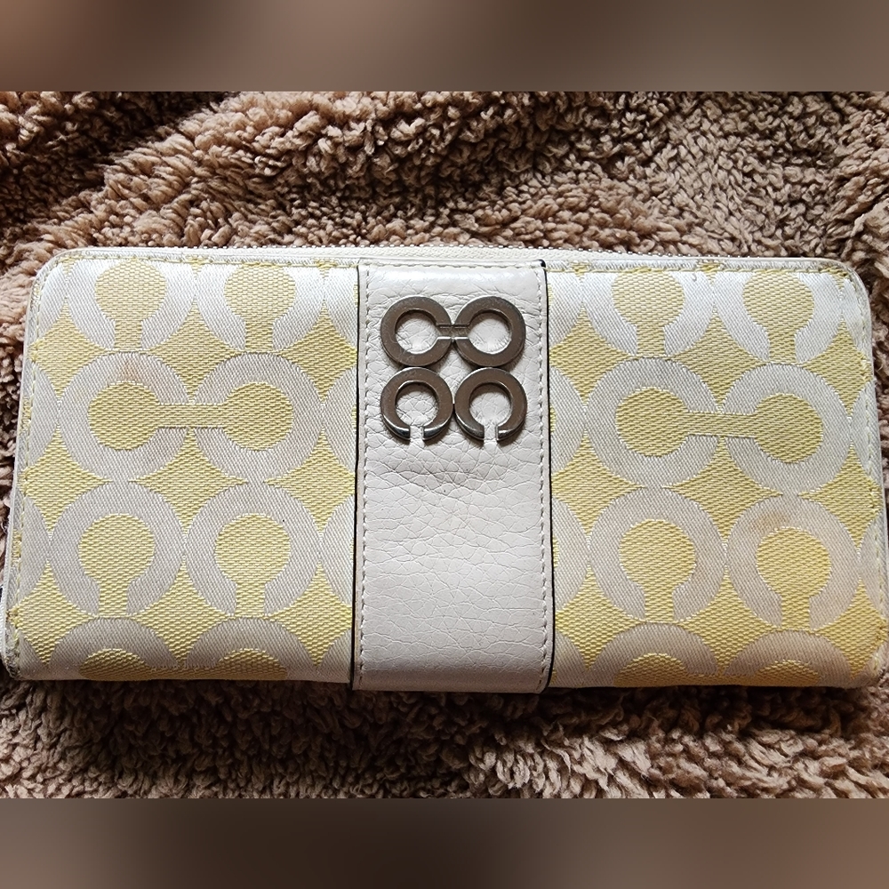 Coach zip around wallet